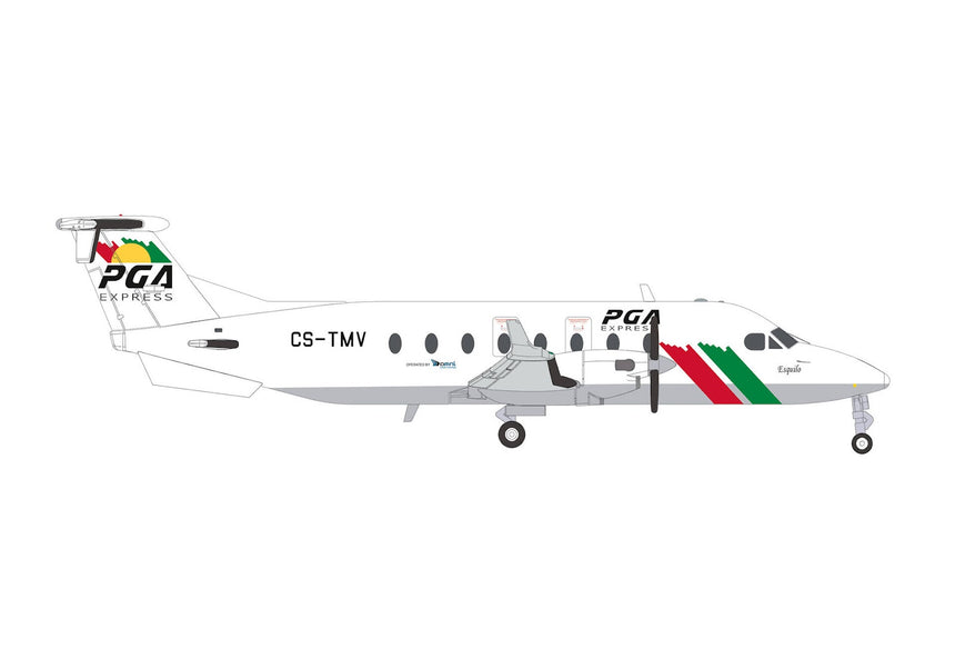 Herpa PGA Express Beechcraft 1900D 1/200 Aircraft Scale Model