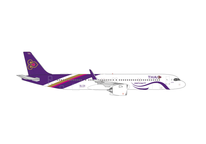 Herpa Thai Airways Airbus A321neo - HS-TOA "Bowonrangsi" 1/500 Aircraft Scale Model