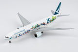 NG Models Cathay Pacific Airways Boeing 777-300ER B-KQU (The Spirit of HongKong - West Kowloon Cultural District) Ultimate 1/400 Aircraft Scale Model