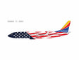 NG Models Southwest Airlines Boeing 737-800 N500WR (Freedom One; with scimitar winglets) 1/200 Aircraft Scale Model