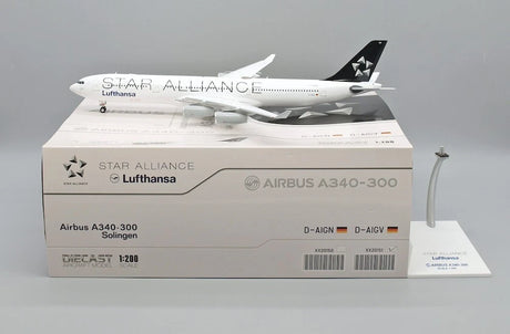 JC Wings Lufthansa Airbus A340-300 (D-AIGV) 1/200 Aircraft Scale Model