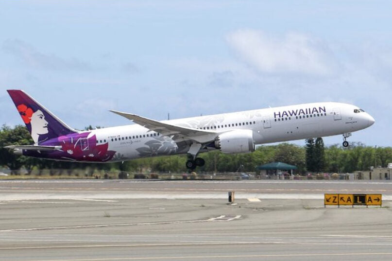SkyMarks Hawaiian Airlines Boeing 787-9 1/200 Aircraft Scale Model