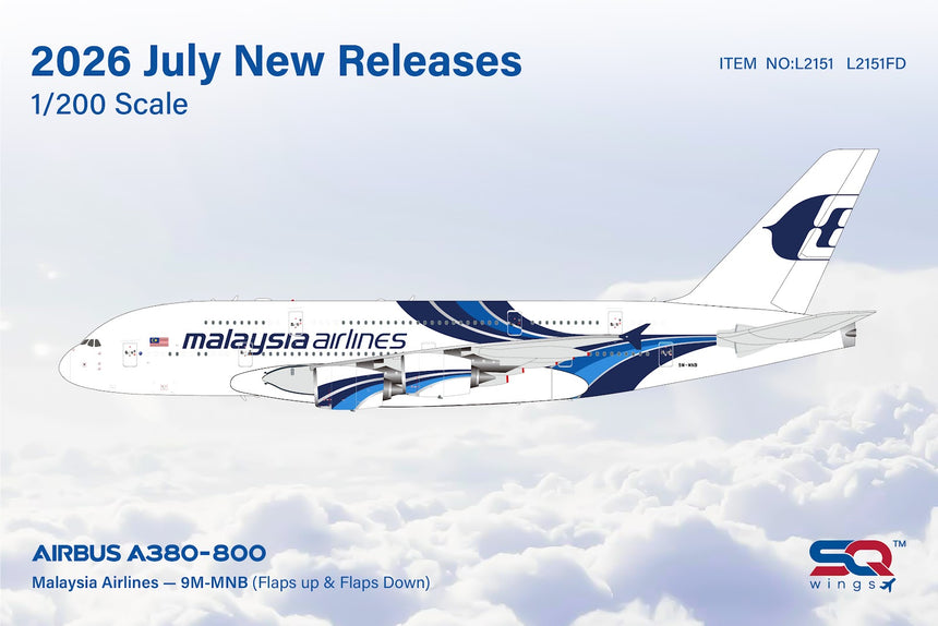 SQ Wings Malaysia Airlines Airbus A380 9M-MNB