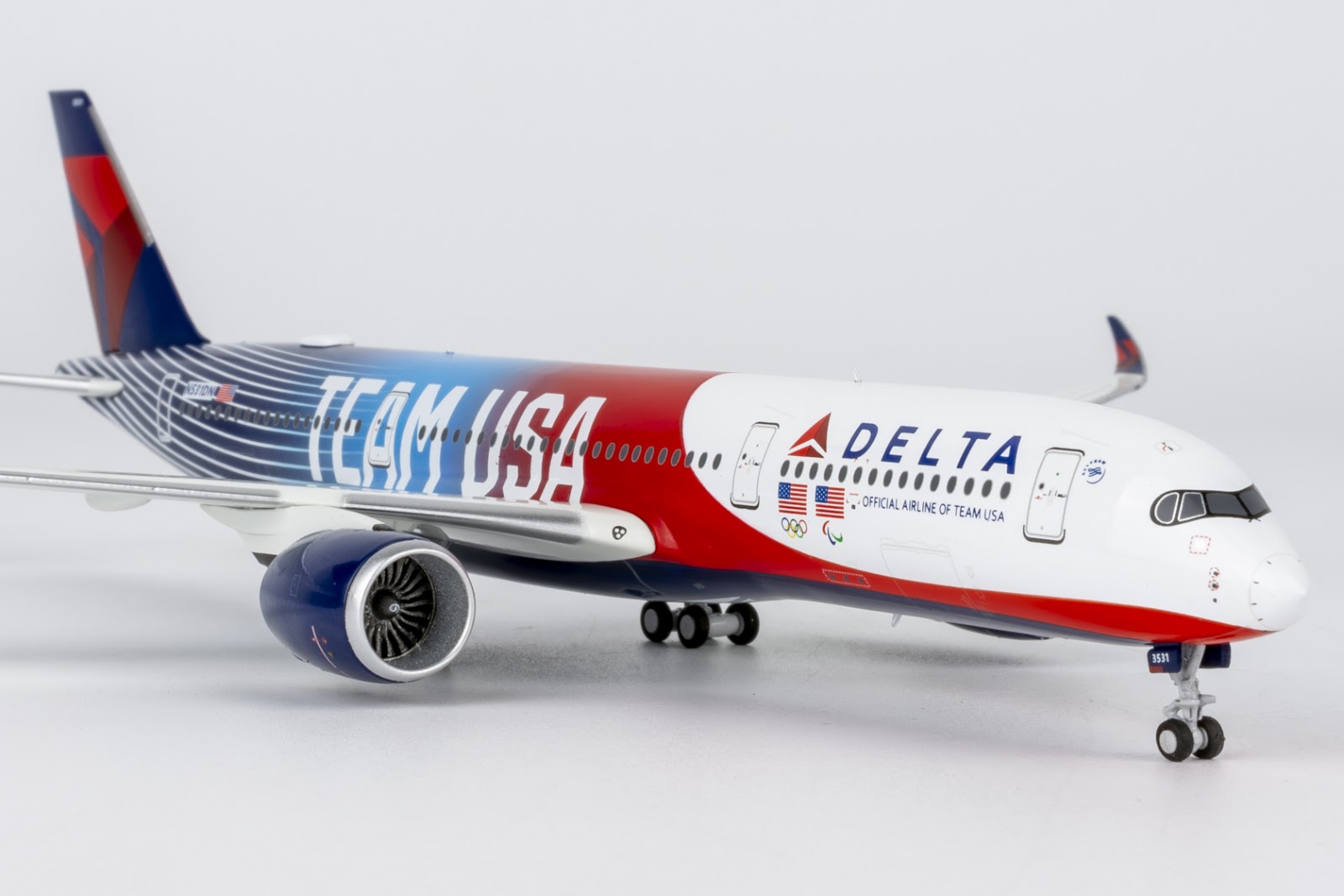 NG Models Delta Air Lines Airbus A350-900 N531DN TEAM USA #3 1/400
