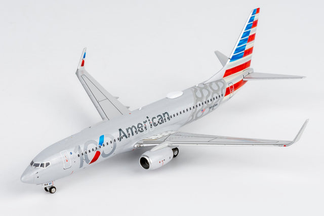 NG Models American Airlines Boeing 737-800 N840NN (100th Anniversary) 1/400 Aircraft Scale Model