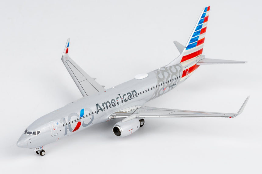 NG Models American Airlines Boeing 737-800 N840NN (100th Anniversary) 1/400 Aircraft Scale Model