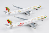 NG Models Gulf Air Airbus A321neo A9C-NB (75th Anniversary livery) 1/400 Aircraft Scale Model