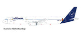 Herpa Lufthansa Airbus A321 "Die Maus" D-AIRY 1/200 Scale