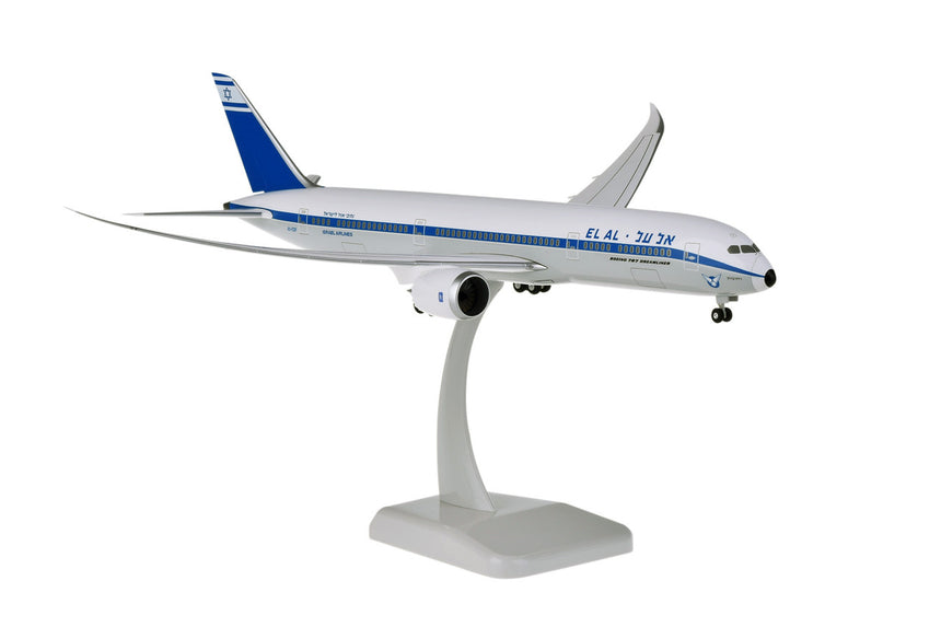 Hogan EL AL Airlines Boeing 787-9 Retro Livery (with WiFi Radome) 1/200 Scale