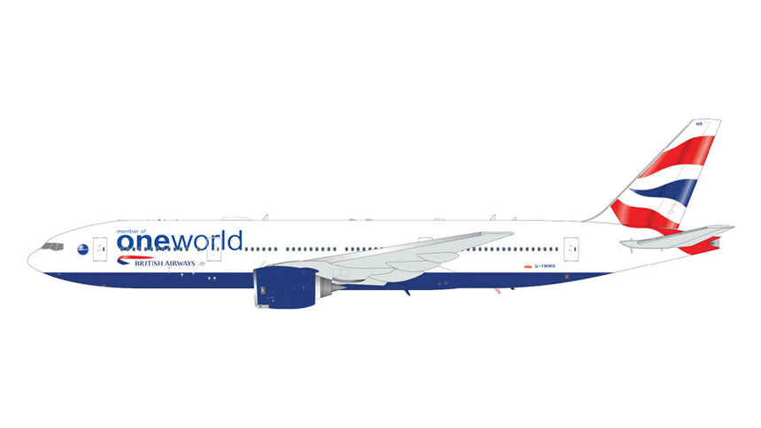 GeminiJets British Airways Boeing 777-200ER G-YMMR One World Livery 1/200 Scale