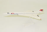 British Airways Concorde Snap-Fit Model Plane 1/250
