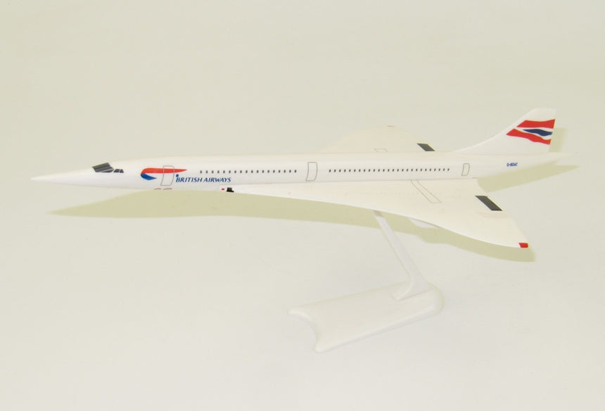 British Airways Concorde Snap-Fit Model Plane 1/250
