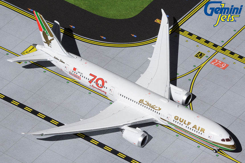 GeminiJets Gulf Air Boeing 787-9 Retro Livery A9C-FG 1/400 GJGFA1909