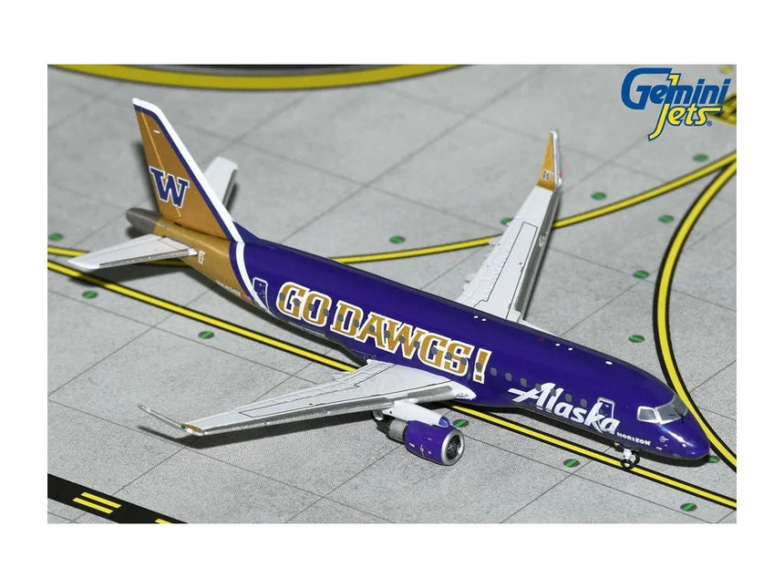 GeminiJets Alaska Airlines/Horizon Air Embraer ERJ-175 N662QX University Of Washington "Go Dawgs" 1/400 GJASA2251