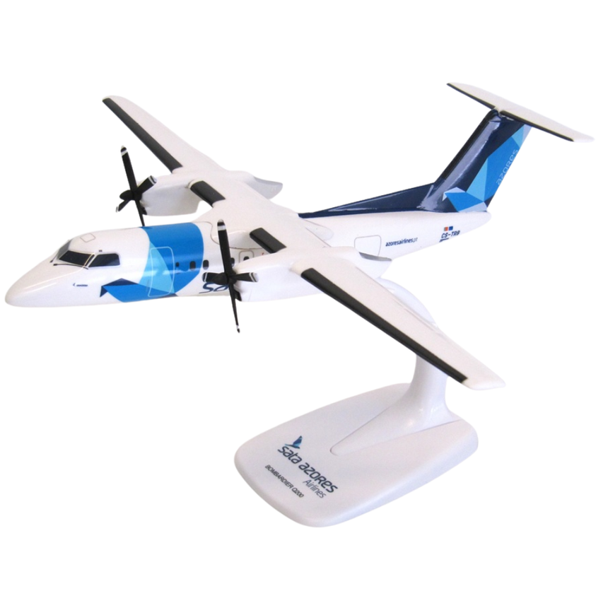 PPC Models Sata Azores Airlines Dash 8-300 1/100 Aircraft Scale Model