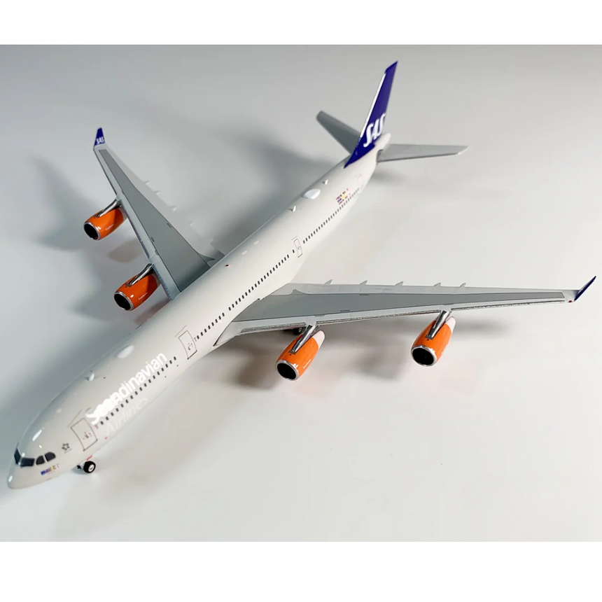 Phoenix Scandinavian Airlines (SAS) Airbus A340-300 OY-KBD 1/400 Aircraft Scale Model