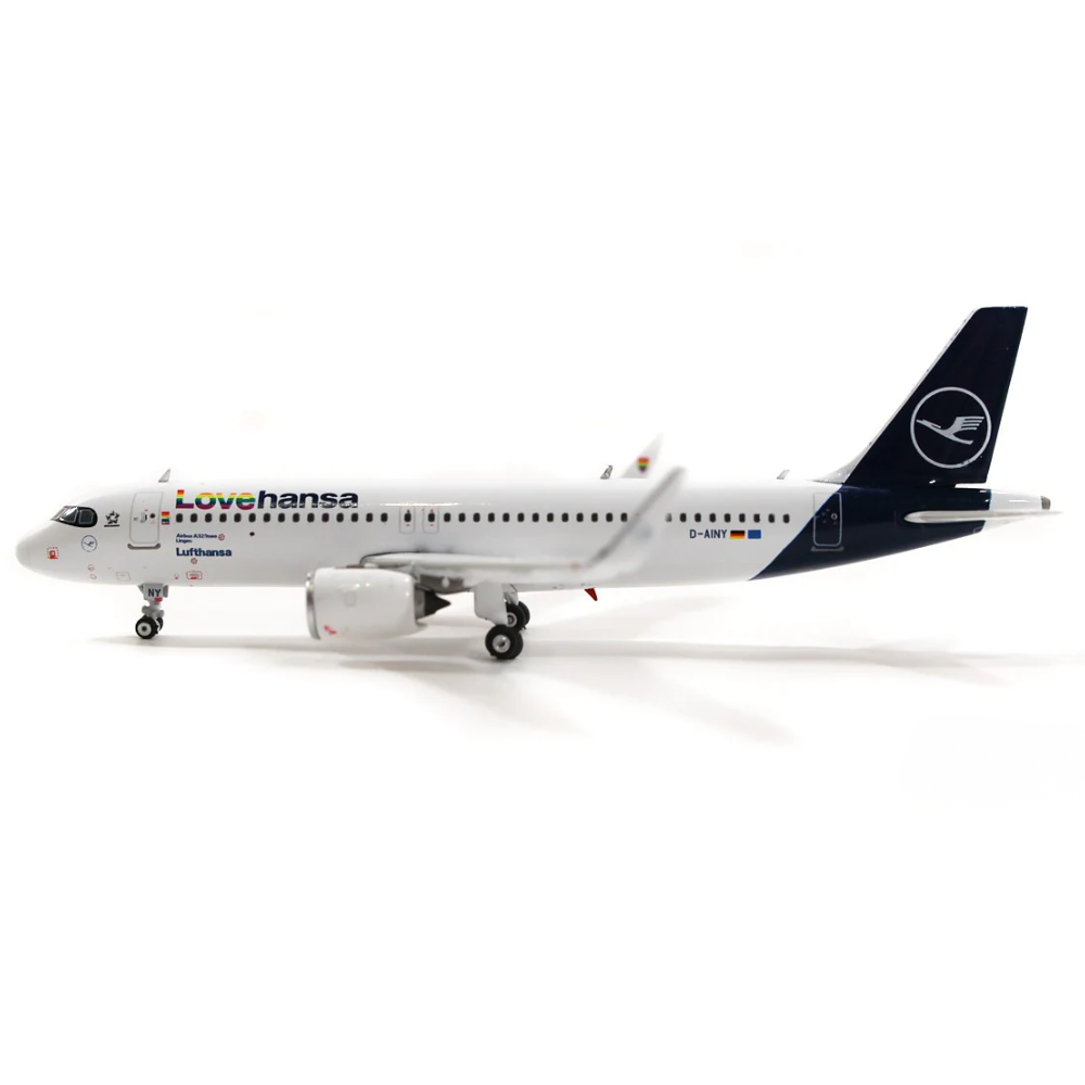 Phoenix Lufthansa Airbus A320Neo Lovehansa D-AINY 1/400 - Aircraft