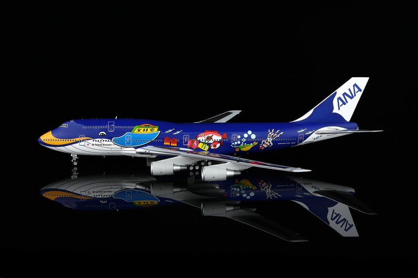 SQ Wings ANA "Marine Jumbo" Boeing B747-400D JA88963 1/200 Aircraft Scale Model