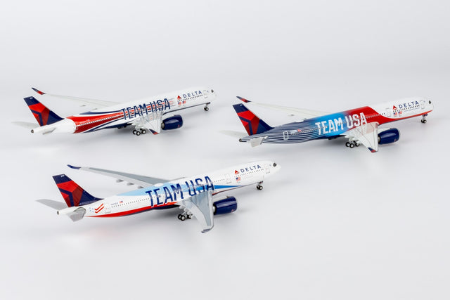 NG Models Delta Air Lines Airbus A350-900 N531DN TEAM USA #3; (Ultimate) 1/400 Aircraft Scale Model