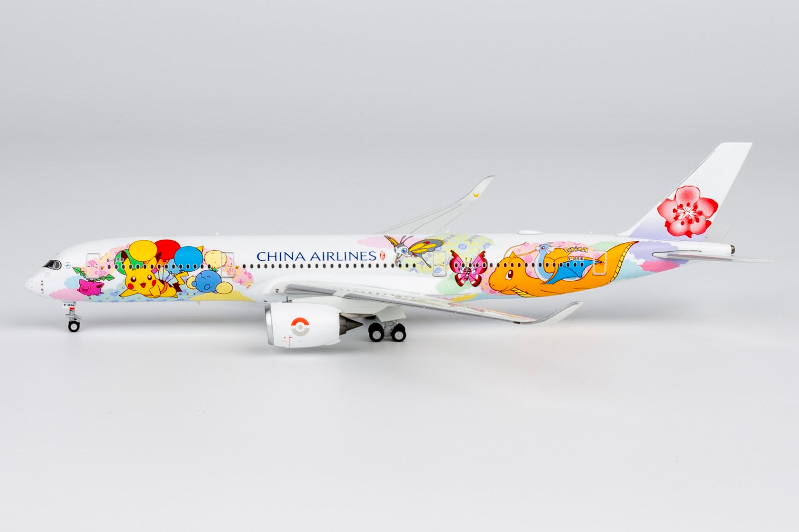 中華航空 China Air 1:400 NG A350-900 B-18916 NG Models China Airlines Airbus A350-900 B-18916 Jet CI #2 1/400