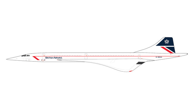 GeminiJets British Airways Concorde G-BOAA Landor Livery 1/400