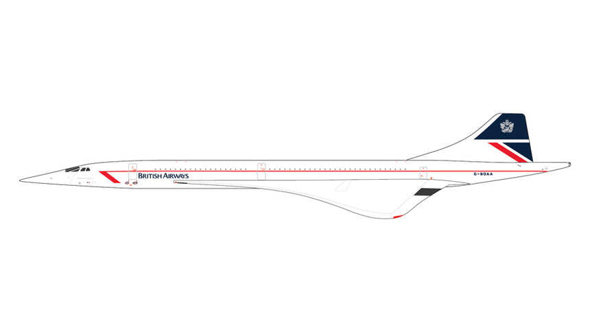 GeminiJets British Airways Concorde G-BOAA Landor Livery 1/400