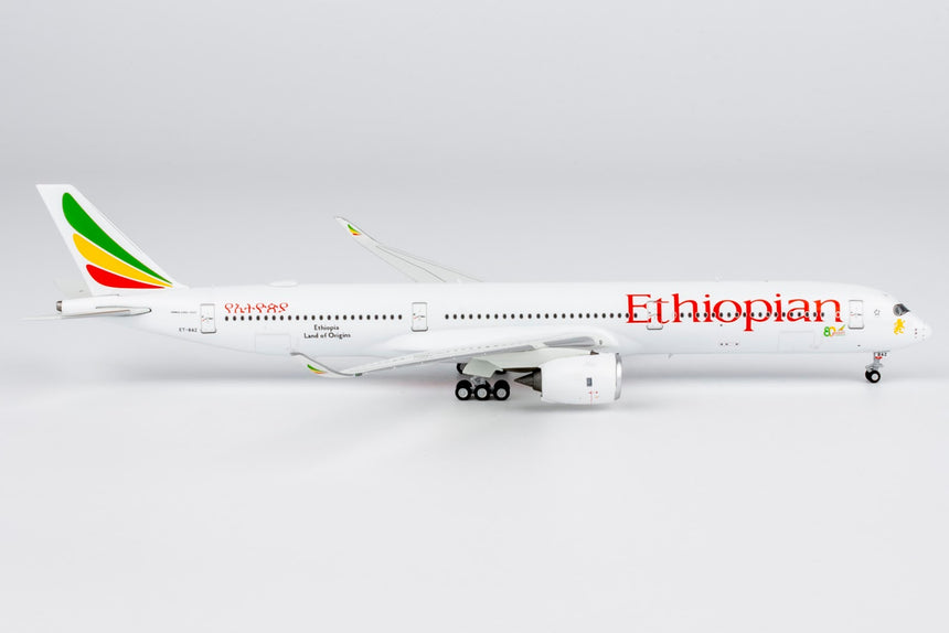 NG Models Ethiopian Airlines Airbus A350-1000 ET-BAZ (with 80th anniversary stickers) 1/400 Aircraft Scale Model