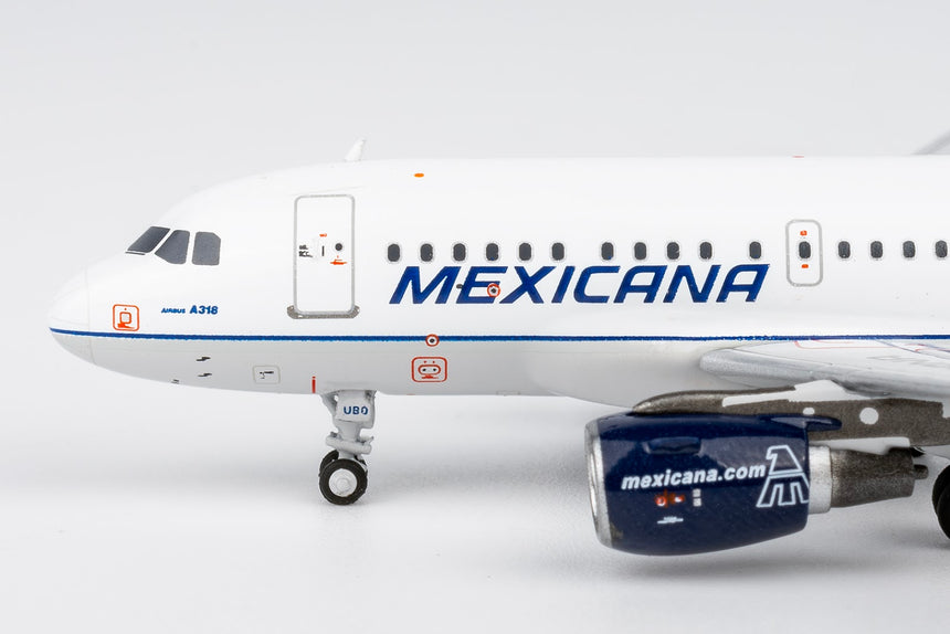 NG Models Mexicana Airbus A318-100 XA-UBQ old colors 1/400 Aircraft Scale Model