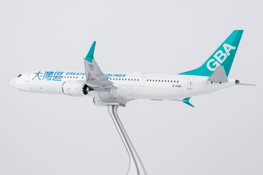 NG Models Greater Bay Airlines Boeing 737 MAX 9 B-KWB 1/200 Aircraft Scale Model