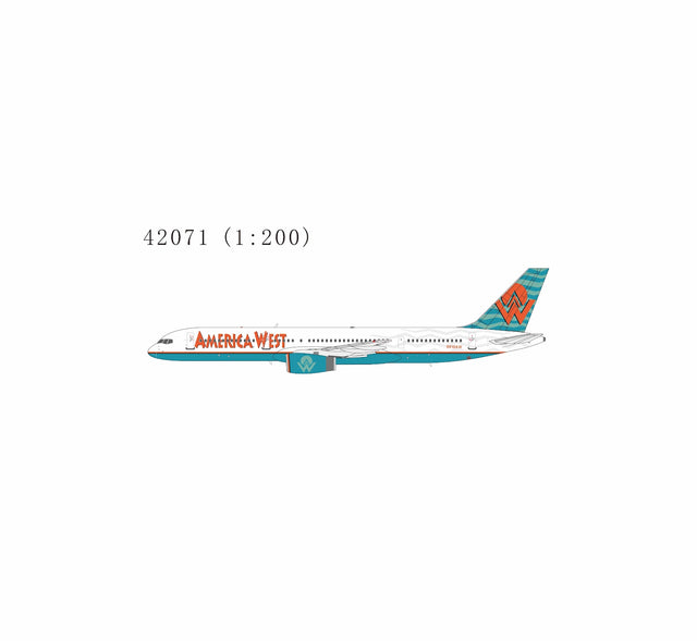 NG Models America West Airlines Boeing 757-200 N910AW (final livery) 1/200 Aircraft Scale Model