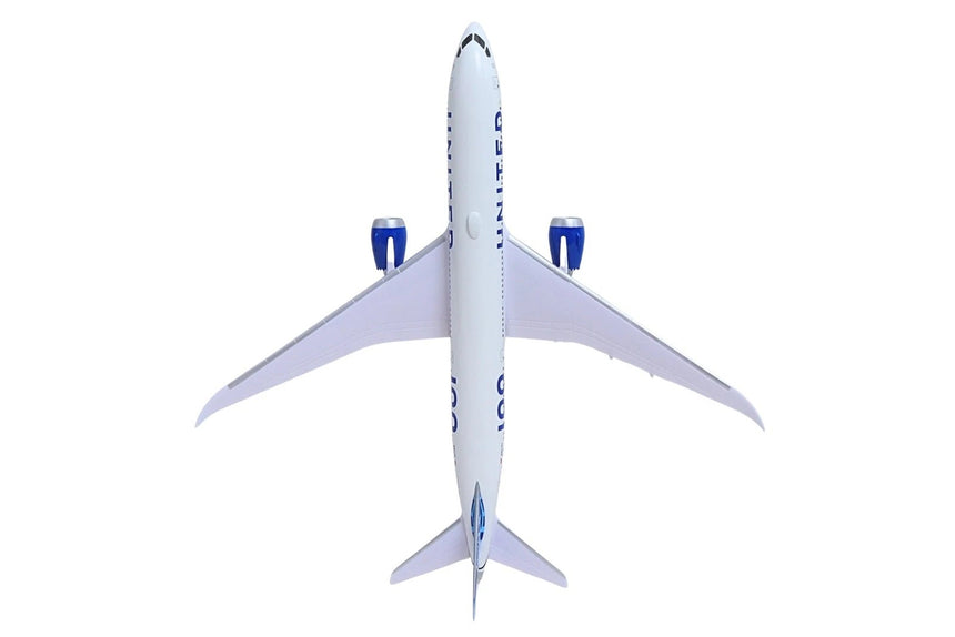 SkyMarks United Airlines Boeing 787-9 100 Years Livery 1/200 Aircraft Scale Model