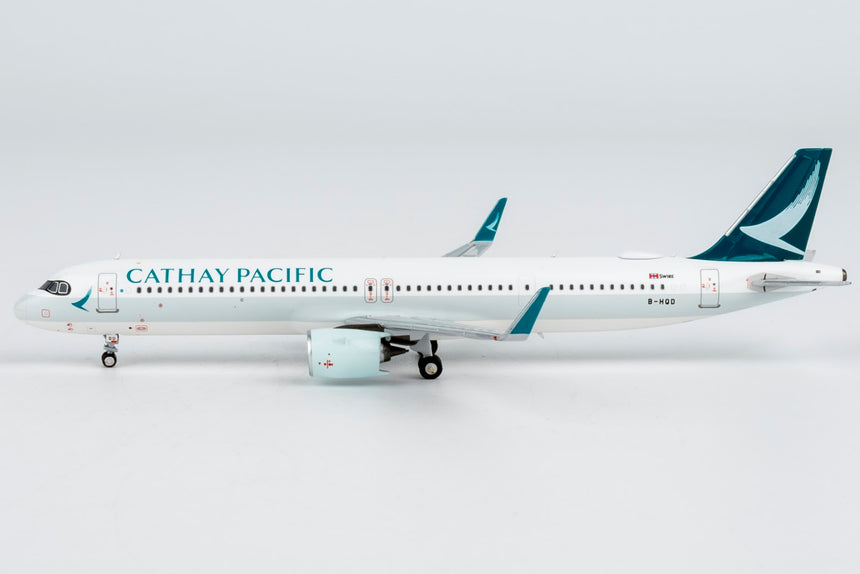 NG Models Cathay Pacific Airways Airbus A321neo B-HQD (Large titles) (ULTIMATE) 1/400 Aircraft Scale Model