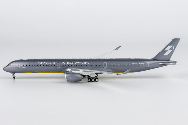 NG Models Starlux Airlines Airbus A350-1000 B-58553 (Airsorayama Silver) Ultimate 1/400 Aircraft Scale Model