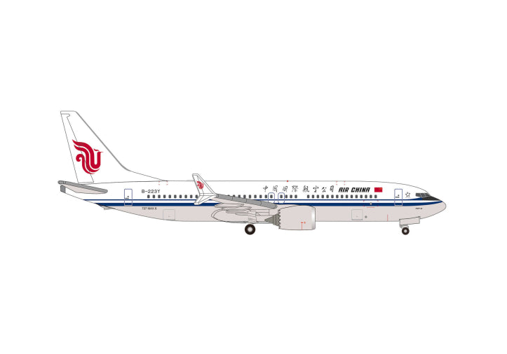 Herpa Air China Boeing 737 MAX 8 - B-223Y 1/500 Aircraft Scale Model