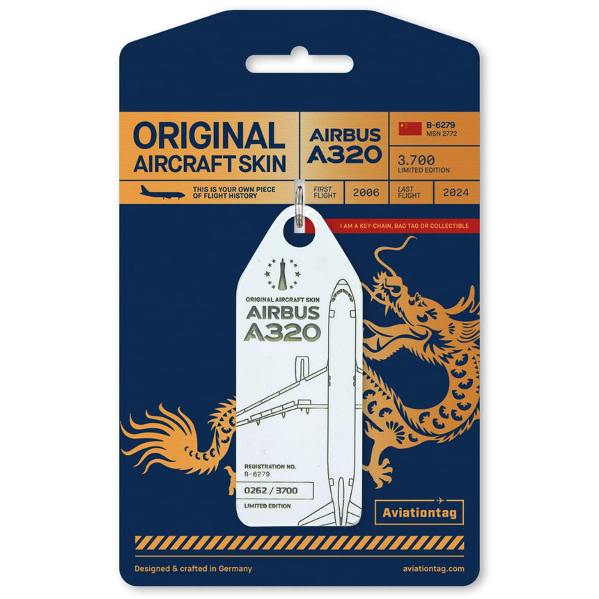 AviationTag China Southern Airlines Airbus A320 - B-6279 White