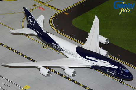 GeminiJets Lufthansa Boeing B747-8 D-ABYN "100" Centennial Livery 1/200 Aircraft Scale Model