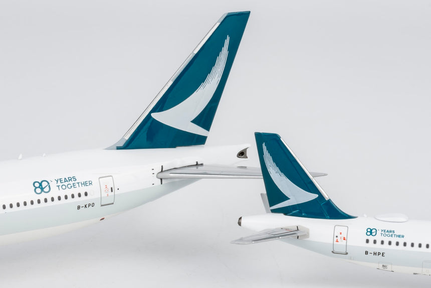 NG Models Cathay Pacific Airways Airbus A321neo B-HPE ("80 Years Together" sticker) 1/400 Aircraft Scale Model