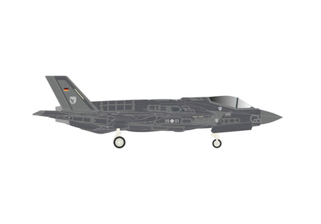Herpa German Air Force Lockheed Martin F-35A Lightning II - 35+01 "Tactical Training Commando" 1/200 Aircraft Scale Model