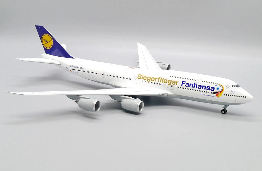 JC Wings Lufthansa Boeing 747-8i "Fanhansa" (D-ABYI) 1/200 Aircraft Scale Model