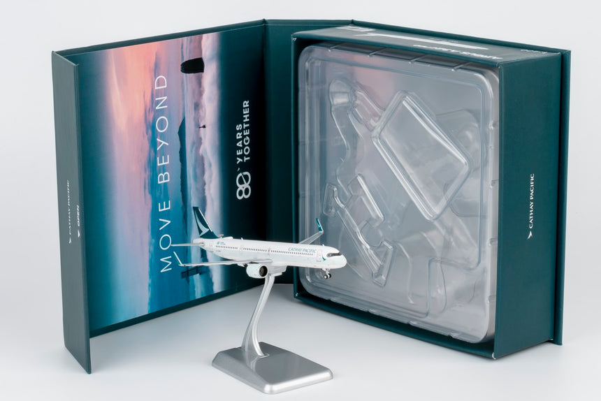 NG Models Cathay Pacific Airways Airbus A321neo B-HPS ("80 Years Together" sticker) (ULTIMATE) 1/400 Aircraft Scale Model