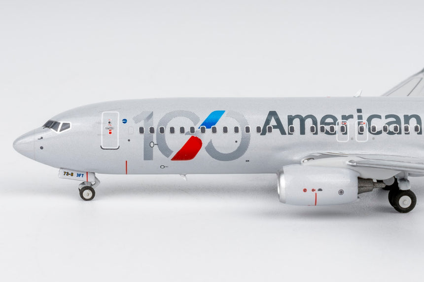 NG Models American Airlines Boeing 737-800 N840NN (100th Anniversary) 1/400 Aircraft Scale Model