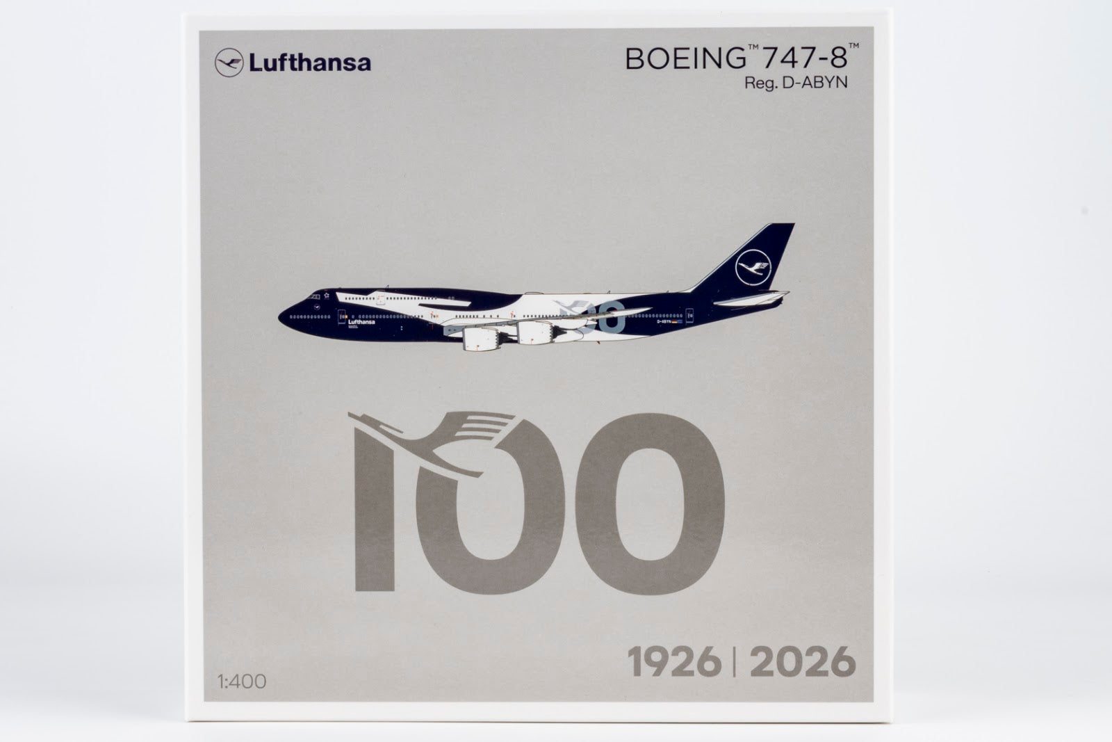 NG Models Lufthansa Boeing B747-8i D-ABYN 100 Years Anniversary 1
