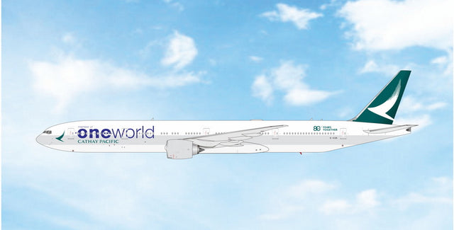Phoenix Cathay Pacific Boeing B777-300ER B-KQN Oneworld 80 Years Together 1/400 Aircraft Scale Model