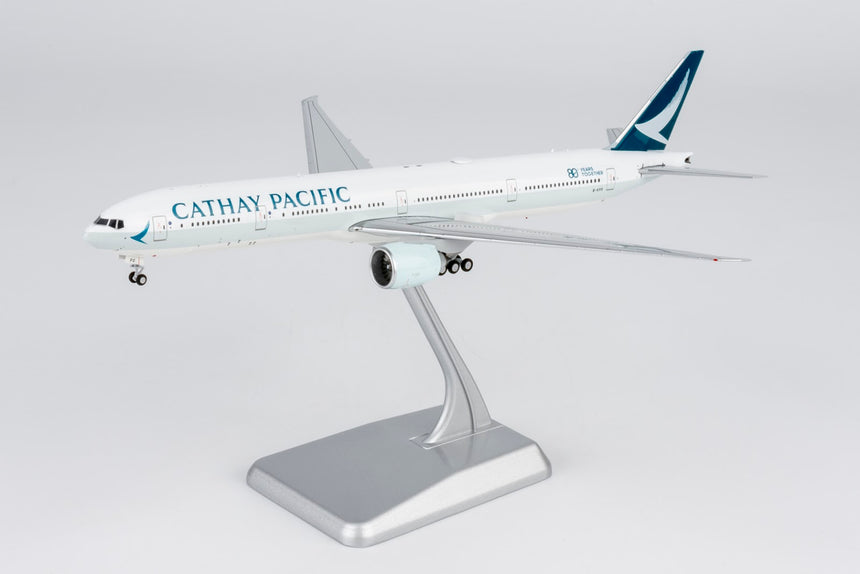 NG Models Cathay Pacific Airways Boeing 777-300ER B-KPO (large titles; "80 Years Together" sticker) Ultimate 1/400 Aircraft Scale Model
