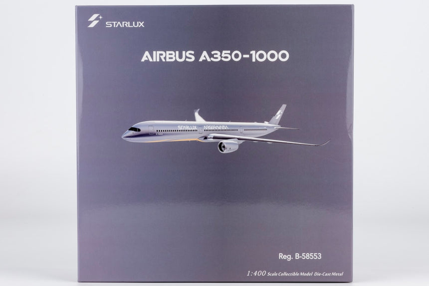 NG Models Starlux Airlines Airbus A350-1000 B-58553 (Airsorayama Silver) 1/400 Aircraft Scale Model