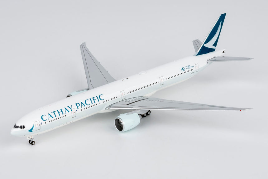 NG Models Cathay Pacific Airways Boeing 777-300ER B-KPO (large titles; "80 Years Together" sticker) Ultimate 1/400 Aircraft Scale Model