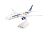 Herpa Snap-Fit United Airlines Boeing 787-9 Dreamliner - N61101 "100 Years" 1/200 Aircraft Scale Model