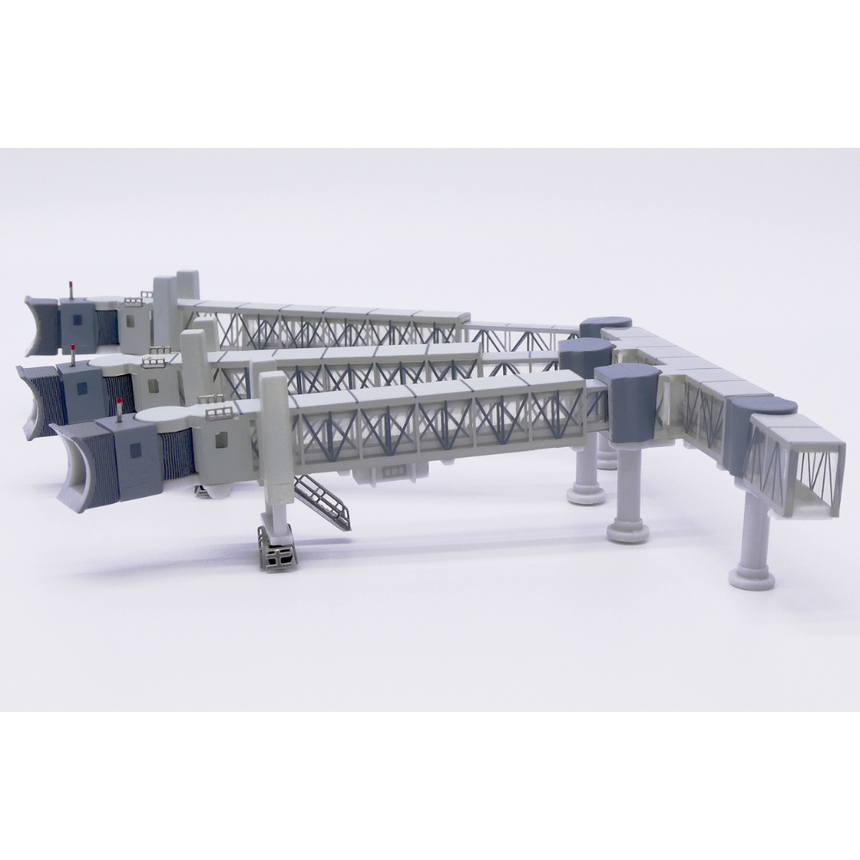 JC Wings Air Passenger Bridge A380 (Transparent) 1/400 Scale Model Accessory