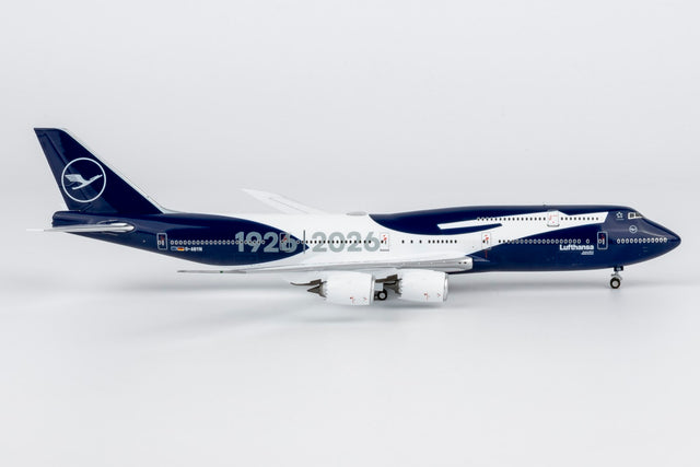NG Models Lufthansa Boeing B747-8i D-ABYN 100 Years Anniversary 1/400 Aircraft Scale Model