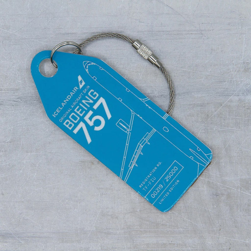 AviationTag Icelandair Boeing 757 - TF-FIU Light Blue